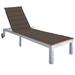 vidaXL Patio Lounge Chair Sunlounger Sunbed with Cushion Solid Acacia Wood