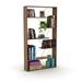 Wood Frame Etagere Open Back 6 Shelves Bookcase Bookshelf Organizer