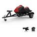 Weatherproof Jet Ski Covers for SEA DOO GTX 170 2022 - RED/Black Color - All Weather - Trailerable - Protects from Rain Sun UV Rays and More! Includes Trailer Straps and Storage Bag