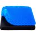 Gel Seat Cushion Cooling seat Cushion Thick Big Breathable Honeycomb Design Absorbs Pressure Points Seat Cushion with Non-Slip Cover Gel Cushion for Office Chair Home Car seat Cushion for Wheelchair