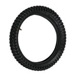 AlveyTech 16x2.4 (64-305) Front Tire and Tube Set with Q204 Knobby Tread for Razor MX500 & Razor MX650 Dirt Bikes