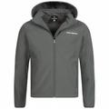 KIRKJUBØUR® "Hestur" Herren SOFTSHELLjacke 10.000 mm Wassersäule grau