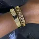 Zunderes-Bracelet en cristal creux pour femme bracelet de document doré bracelets étoiles