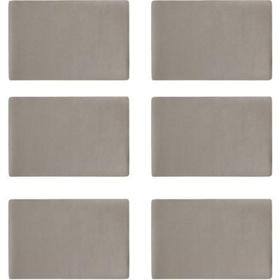 Platzset ZELLER PRESENT, grau (taupe), B:30cm L:45cm, Platzsets, Kunstleder, metallic, 30x45 cm Image