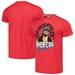 Men's Homage Heather Red The Undertaker American Badass Tri-Blend T-Shirt