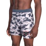 Men's Concepts Sport Charcoal The Rock Invincible Knit Boxer Briefs