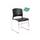 Boss Black Stack Chair With Chrome Frame 5 Pcs Pack
