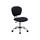 Mid-Back Gray Mesh Padded Swivel Task Chair with Chrome Base