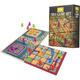 2 in 1 Traditional Board Game Set Snakes & Ladders and Ludo