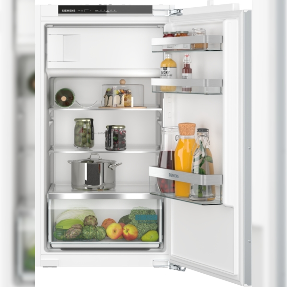 Siemens iQ300, Einbau-Kühlschrank mit Gefrierfach, 102.5 x 56 cm, Flachscharnier KI32LVFE0 Image
