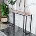 Heavy Duty Sintered Stone Console Table Sofa Side Table Hallway Porch - 39"