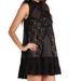 Free People Dresses | Free People Angel Lace Babydoll Dress Sz Small | Color: Black | Size: S