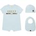 Gucci One Pieces | Gucci Kids Baby Organic Cotton Gift Set | Color: Blue | Size: 12-18mb
