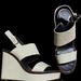 Tory Burch Shoes | Like New Tory Burch Leather Wedges | Color: Cream | Size: 10.5