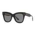 Gucci Accessories | Gucci Gg 1082s 001 Black Plastic Cat-Eye Sunglasses Grey Lens | Color: Black | Size: 52