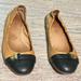 Coach Shoes | Coach Delphine Flat Shoes | Color: Black/Tan | Size: 9.5