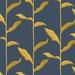 Mitchell Black Nomad Stalks 10' L x 25" W Peel & Stick Wallpaper Tile Vinyl in Blue/Yellow | 25 W in | Wayfair WC382-4-ST-10