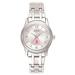 Women's Bulova Silver Bradley Braves Silver-Tone Dial Stainless Steel Quartz Watch