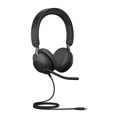 Jabra Evolve 2 40 MS Stereo USB-C Headset schwarz Image