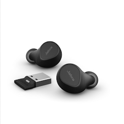 Jabra Evolve2 Buds USB-A MS Wireless In-Ear-Kopfhoerer schwarz Image