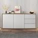 Latitude Run® Nordic Minimalist Dining Side Cabinet Living Room Storage Cabinet Simple Modern Tea Water Cabinet Sideboards Buffets | Wayfair