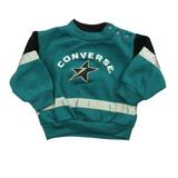 Pre-owned Converse Boys Teal | Black Sweatshirt size: 18 Months