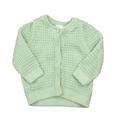 Pre-owned Hanna Andersson Girls Aqua Cardigan size: 6-12 Months