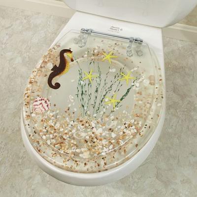 Under the Sea Toilet Seat Clear , Clear