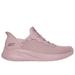 Skechers Women's Slip-ins: BOBS Sport Squad Chaos Sneaker | Size 9.0 | Rose | Textile/Synthetic | Vegan | Machine Washable