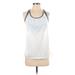 EXP Core Active Tank Top: White Activewear - Women's Size Small