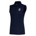 Women's Antigua Navy Detroit Tigers Brushed Metallic Sleeveless Tribute Polo