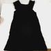 Madewell Dresses | Madewell Womens Size 4 Sleeveless Black Dress With Fringe Mid-Knee Length | Color: Black | Size: 4