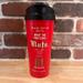Kate Spade Holiday | Kate Spade Thermal Bah Hum Bug Red Tumbler Mug Cup | Color: Gold/Red | Size: 16 Oz