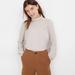 Madewell Sweaters | Madewell Shirred Balloon-Sleeve Turtleneck Sweater Size Xs | Color: Cream | Size: Xs