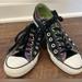 Converse Shoes | Converse Sneakers Low Top Women Sz 7 Black Multicolor | Color: Black | Size: 7