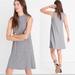 Madewell Dresses | Madewell Sleeveless Mock Neck Swing Dress Xs | Color: Gray | Size: Xs