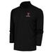 Women's Antigua Black Texas Tech Red Raiders Basketball Tribute Half-Zip Pullover Top