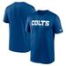 Men's Nike Royal Indianapolis Colts Legend Wordmark Performance T-Shirt