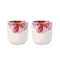 Villeroy & Boch - Rose Garden Mug Set 2 Piece, Porcelain Mug White, Capacity 290 ml