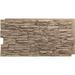 Ekena Millwork Canyon Ridge Stacked Faux Stone 45.75" x 24.5" Stone Wall Paneling in Brown | Wayfair PNU24X48CNVS