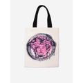 Versace Girls Medusa Logo Tote Bag In White Size One Size