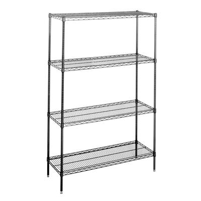 Norlake SSG48-4 Green-Kote Shelving Kit 4' x 8' Shelving Kit for Walk-In Coolers/Freezers - (4) Levels, Epoxy Coated, Green