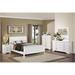 Red Barrel Studio® Falnaglass 5-2_Perl Panel Bedroom Set Wood in White | 5.75 H x 64.25 W x 81.25 D in | Wayfair F66A7D048E0A4955B53399124BF4697D