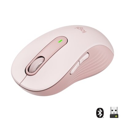 Logitech Signature M650 Gr.L Kabellose Maus Rosa Image