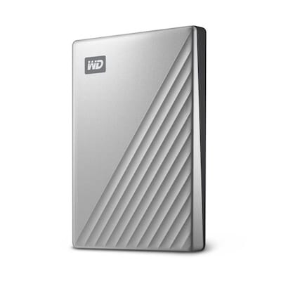 Western Digital WD My Passport Ultra 1TB USB3.0 & USB-C 2.5zoll - Silber Image