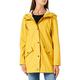 ONLY Damen Regenjacke ONLElisa Regen-Mantel mit Kapuze 15261734 Yolk Yellow S