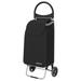 2-in-1 Portable Shopping Cart with 13.2 Gal Removable Bag - 16.5" x 12.5" x 38" (L x W x H)