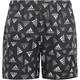 ADIDAS Kinder Badeshorts Logo Print CLX, Größe 164 in Grau