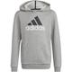 ADIDAS Kinder Kapuzensweat Essentials Two-Colored Big Logo Cotton, Größe 140 in Grau