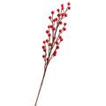 Factory Direct Craft Artificial Mixed Red Weatherproof Berry Picks